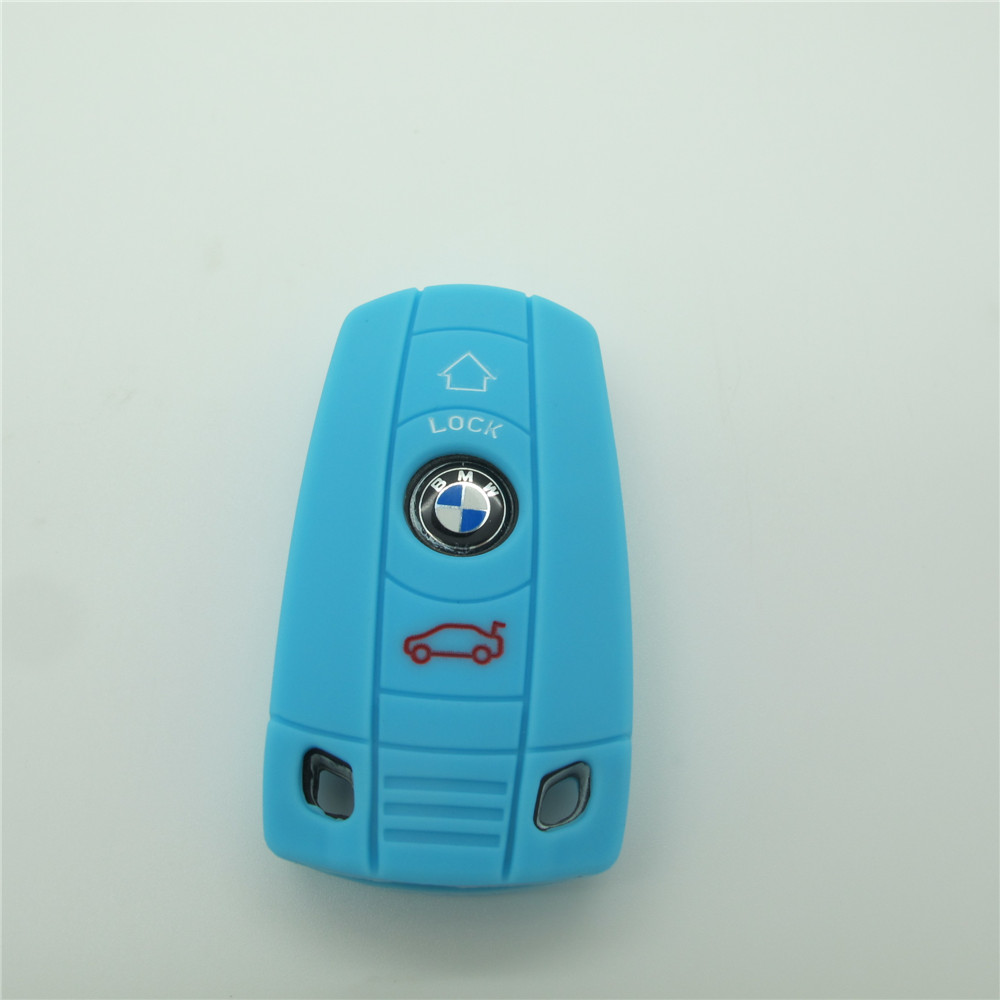 寶馬無(wú)標(biāo)硅膠汽車鑰匙套